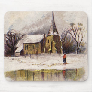 1886: A snowy Victorian winter scene Muismat