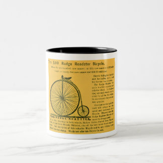 1886 AD VOOR RUDGE FIETSEN TWEEKLEURIGE KOFFIEMOK