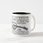 1886 AD VOOR VIOLEN TWEEKLEURIGE KOFFIEMOK (Voorkant rechts)