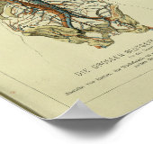 1886  anatomie van de menselijke arterie poster (Hoek)