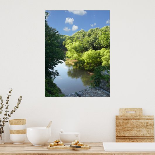 1886 Clements Stone Arch Bridge Poster (Keuken)