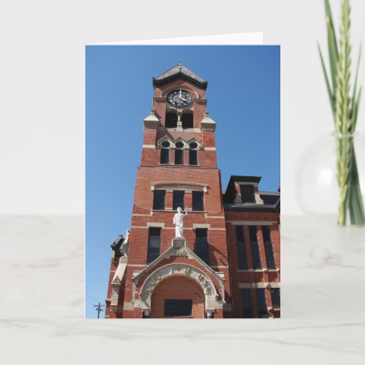 1886 Court House Kaart (Voorkant)