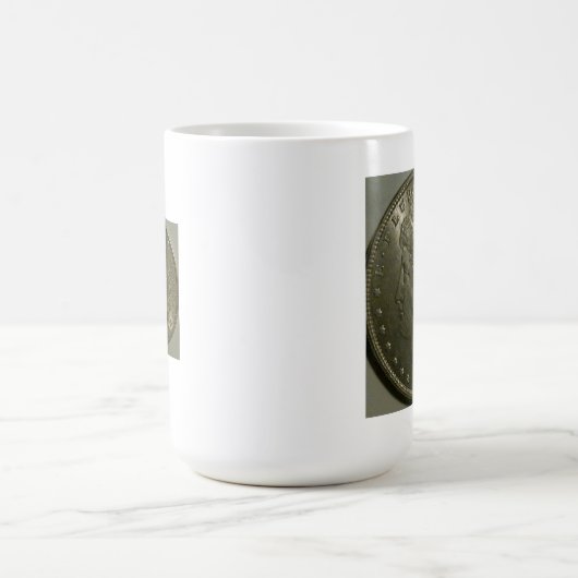 1886 Morgan Silver Dollar Mok (Center)