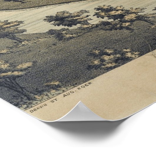 1886 Old El Paso City Map Poster (Hoek)