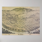 1886 Old El Paso City Map Poster (Voorkant)