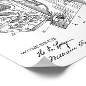 1887 Camera Patent Art Drawing Print (Hoek)