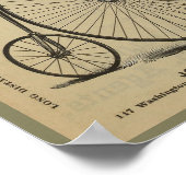 1887 fietsenmagazijn en kunstwerk Poster (Hoek)