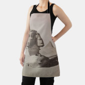 1887 Grote Sfinx van Gizeh Necropolis in Egypte Schort (Insitu)