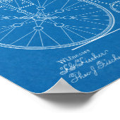 1887 High Wheeler Bicycle Design Patent Art Print (Hoek)