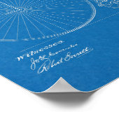 1887 High Wheeler Bicycle Design Patent Art Print (Hoek)