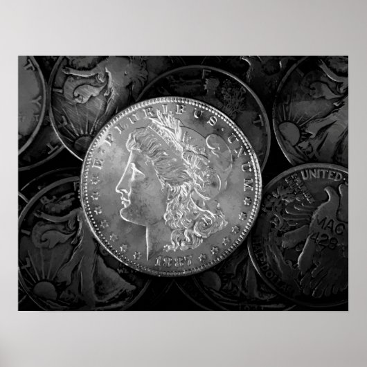 1887 Liberty Silver Dollar Poster (Voorkant)