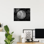 1887 Liberty Silver Dollar Poster (Thuiskantoor)