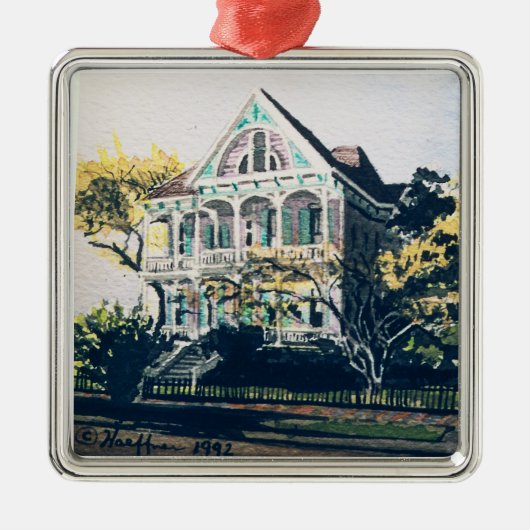 1887 Reymershoffer House, Galveston Metalen Ornament (Voorkant)
