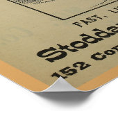 1887  Rudge Bicycle Magazine en Art Poster (Hoek)