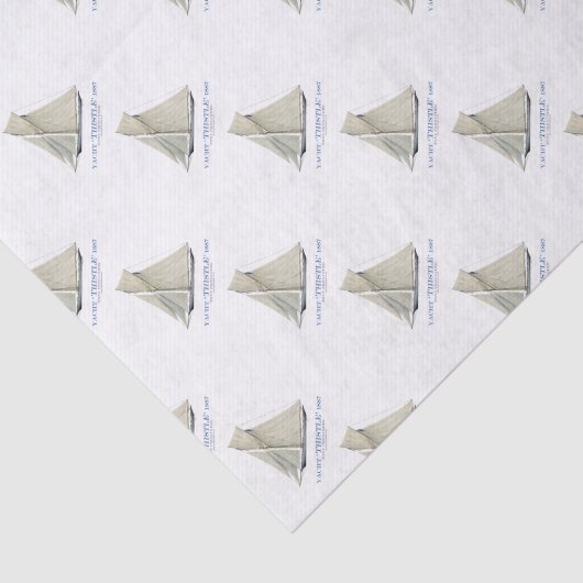 1887 Thistle Tissuepapier (Detail)