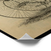 1887  Victor Bicycle Magazine en Art Poster (Hoek)