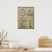 1887  Victor Bicycle Magazine en Art Poster (Keuken)