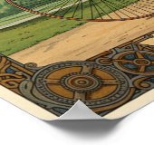 1887 Vintage Victorian Bicycle Advertising Poster (Hoek)