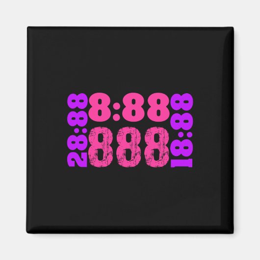 1888..888 Engel nummers 888 Magneet (Voorkant)