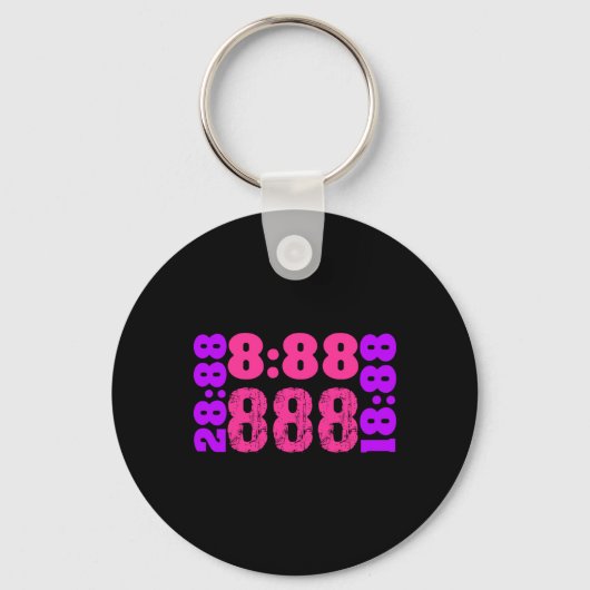 1888..888 Engel nummers 888 Sleutelhanger (Voorkant)