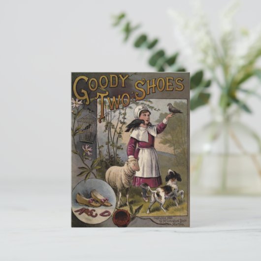  1888 Boekomslag Goody-Two Shoes Briefkaart (Staand voorkant)