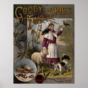  1888 Boekomslag Goody-Two Shoes Poster