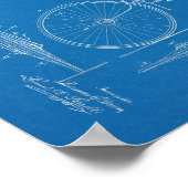 1888  brochure over fietspatroon — Kunstafdrukken Poster (Hoek)