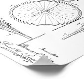 1888  brochure over fietspatroon — Kunstafdrukken Poster (Hoek)