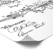 1888  brochure over fietspatroon — Kunstafdrukken Poster (Hoek)