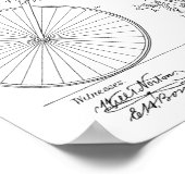 1888  brochure over fietspatroon — Kunstafdrukken Poster (Hoek)