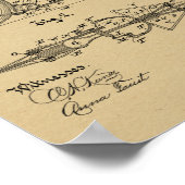 1888  brochure over fietspatroon — Kunstafdrukken Poster (Hoek)