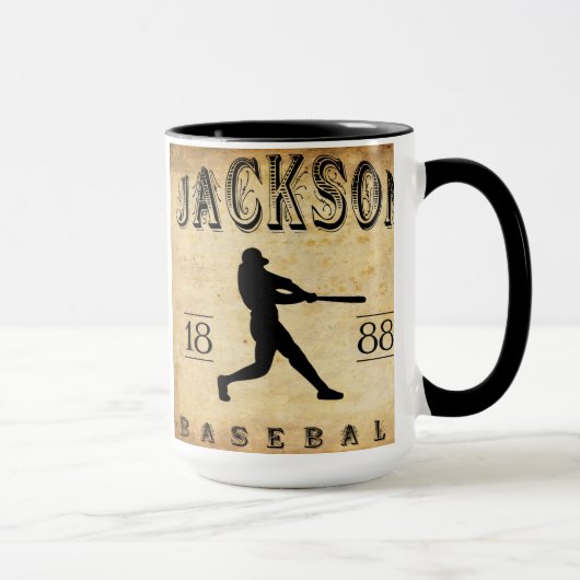 1888 Jackson Michigan Basebal Mok (Rechts)