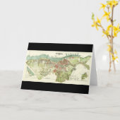 1888 Kaart van Göteborg Zweden door Ludvig Simon (Gele Bloem)