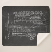 1888 Oboe of English Horn - Patenttekening Sherpa Deken (Voorkant (horizontaal))