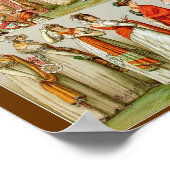 1888 Regency Shawls, Mode Drawing Poster (Hoek)