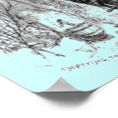 "-1888-schalen in een struik van suiker" poster (Hoek)