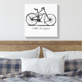 1888 Whippet Canvas Afdruk (Insitu (Slaapkamer))