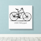 1888 Whippet Canvas Afdruk (Insitu (Houten vloer))