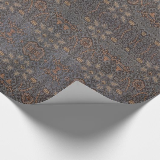 1888  William Morris Ispahan Wrapping Paper Cadeaupapier (Hoek)