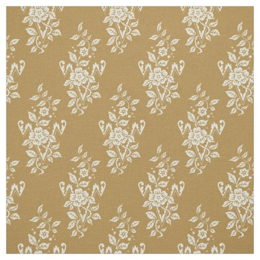 1889 Bloemen, Amber Stof (Swatch)