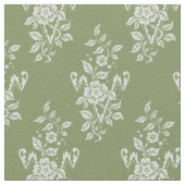 1889 Bloemen, Groen Stof (Close Up)