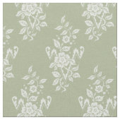 1889 Bloemen, Lentegroen Stof (Close Up)
