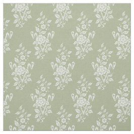 1889 Bloemen, Lentegroen Stof