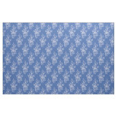 1889 Bloemen, Middelblauw Stof (Fat Quarter)