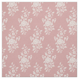 1889 Bloemen, Roze Stof