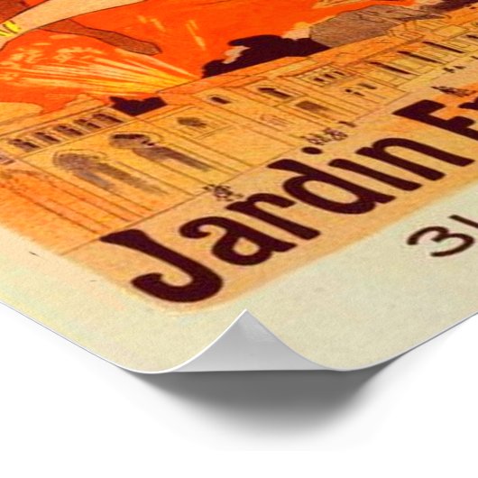 1889 Expositie Uninverselle - Wereldtentoonstellin Poster (Hoek)