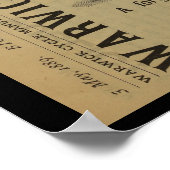 1889  fietsenmagazijn en kunstwerk Poster (Hoek)