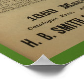 1889  fietsenmagazijn en kunstwerk Poster (Hoek)