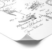 1889  fietsvelocipede-patentkunst poster (Hoek)