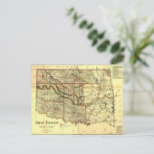 1889 Indische Territoriale kaart (Staand voorkant)